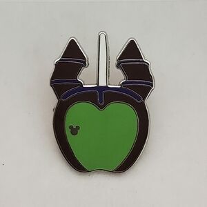 Disney Pin Trading Maleficent Candy Apple Hidden Mickey Pin